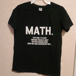 Funny Math graphic tee